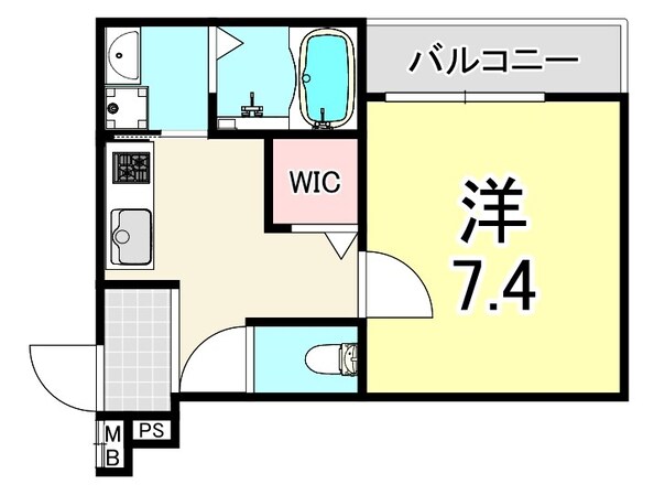 フジパレス阪急園田EASTIII番館の物件間取画像